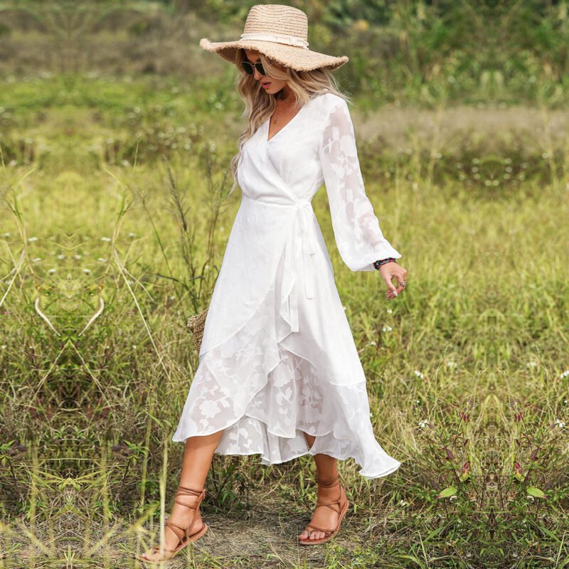Women's Chic Bohemian Beach Dress - Image 4