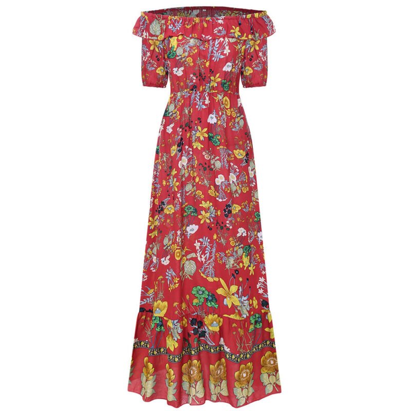 Bohemian print dress - Image 6