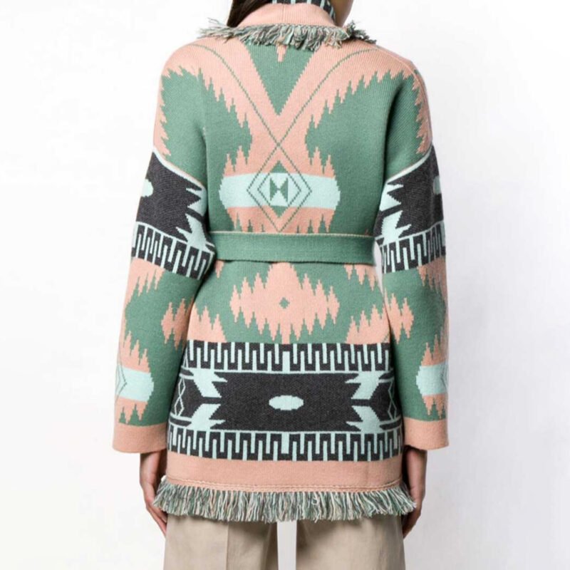 Cashmere bohemian fringed sweater - Image 5