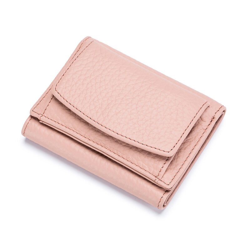 Leather Japanese Mini Short Women Wallet - Image 9