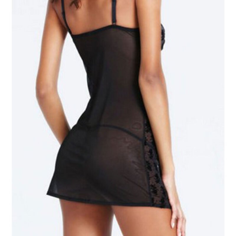 Rose Pattern Lingerie Lace Temptation Lingerie - Image 4