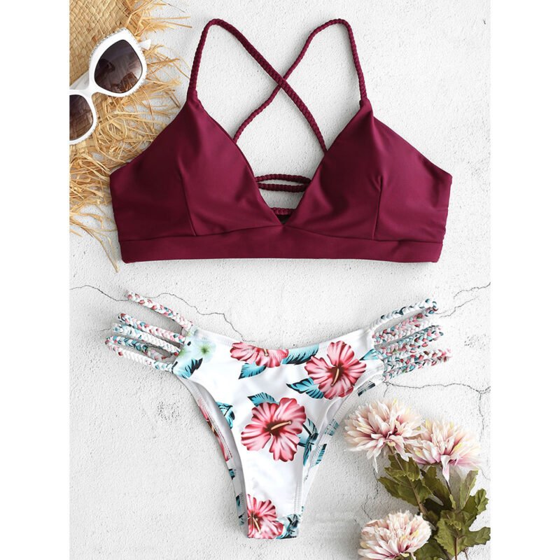 Sexy Braided Bikini Swimsuit - Image 5