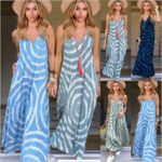 Bohemian Print Sleeveless Dress