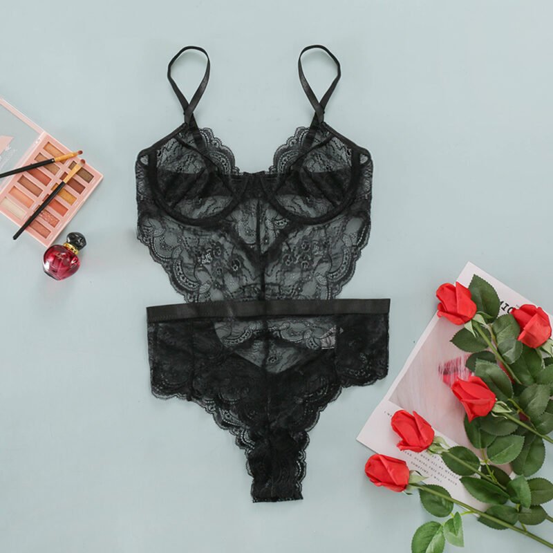 Lace Sexy Lingerie Slim-fit Corset Sexy One-piece Women - Image 4
