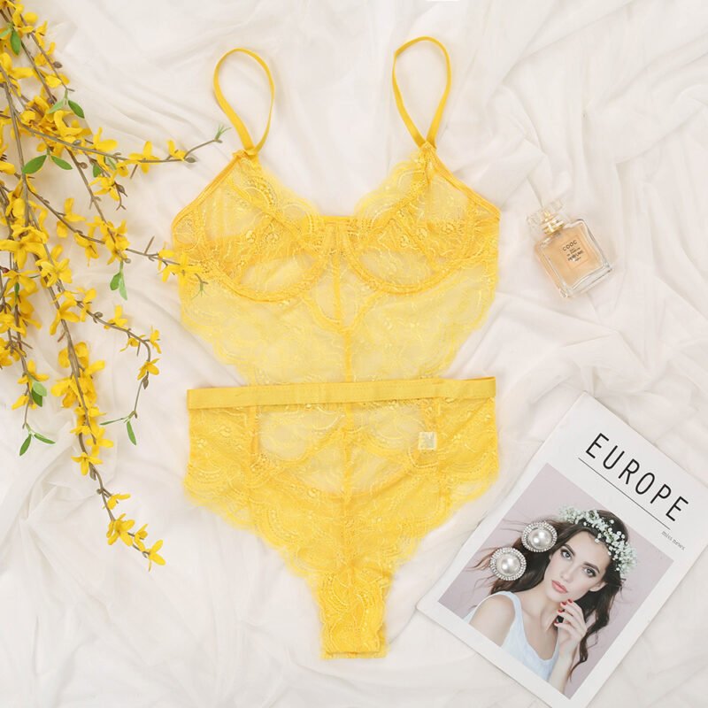 Lace Sexy Lingerie Slim-fit Corset Sexy One-piece Women - Image 3