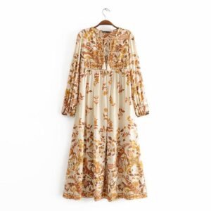 Fringed Bohemian Dress