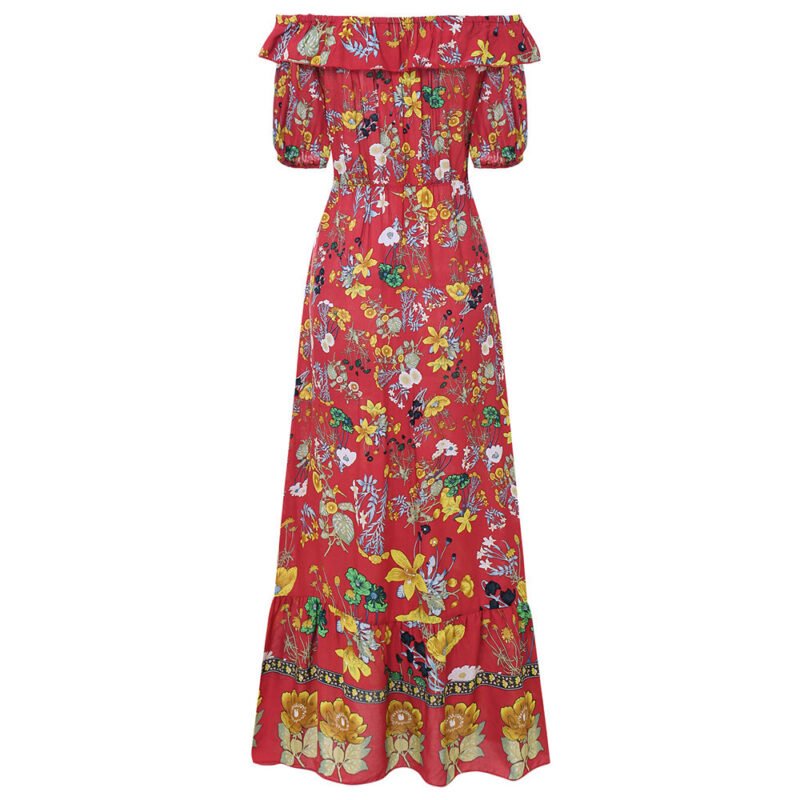 Bohemian print dress - Image 3