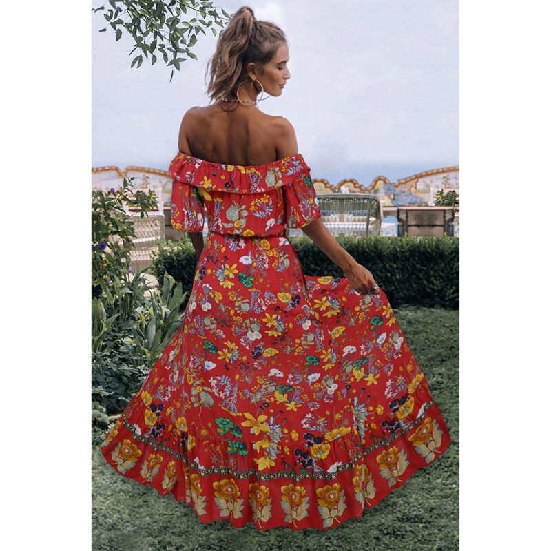Bohemian print dress - Image 5