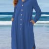 Blue longsleeved