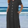 Black shortsleeved