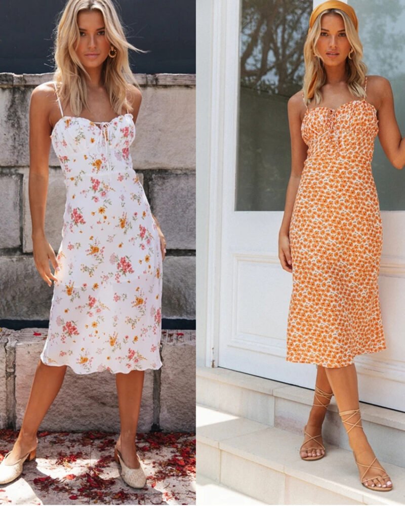 Bohemian print dress - Image 4