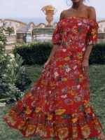 Bohemian print dress