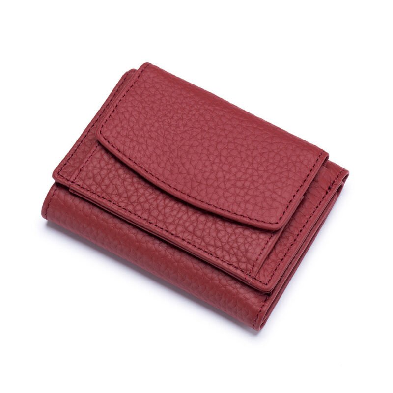 Leather Japanese Mini Short Women Wallet - Image 6