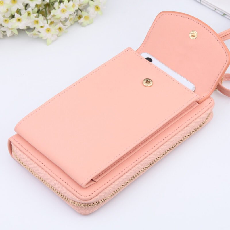Mobile Phone Bag Zipper Women Diagonal Bag - Image 3