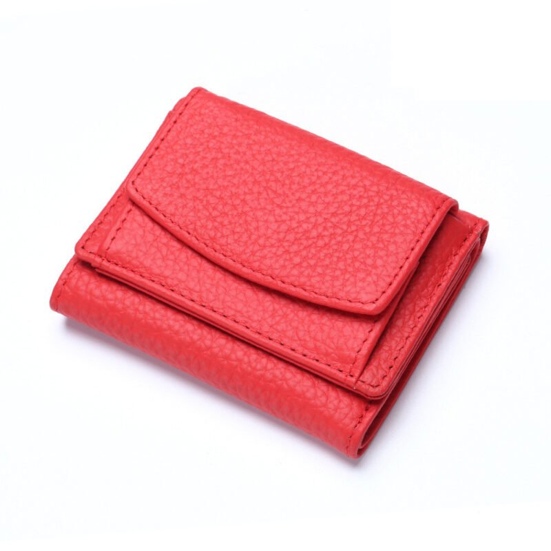 Leather Japanese Mini Short Women Wallet - Image 8