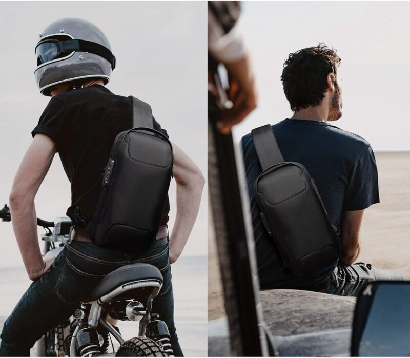 Sling Bag, Waterproof Men's Chest Bag Shoulder Bags Crossbody Sling Backpack For Men - Image 2