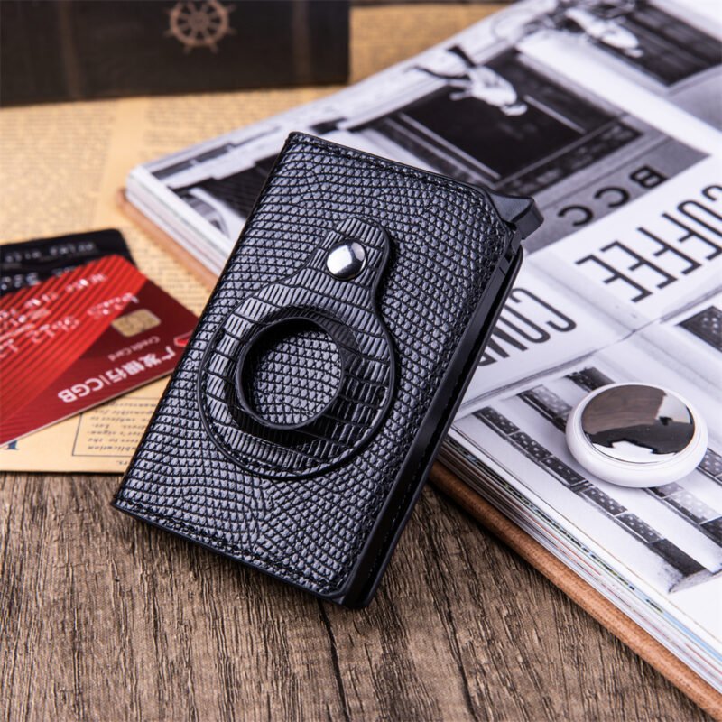 Men's Anti-theft Swipe Card Holder Tracker Hole - Image 6
