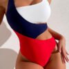 Blue white red