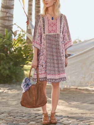 Women's Bohemian Printed Dress
