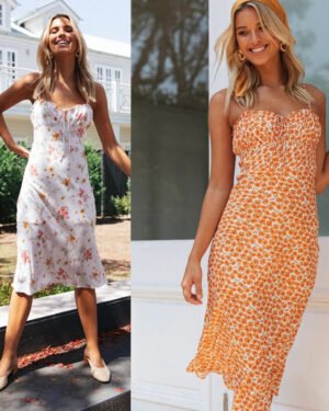 Bohemian print dress