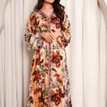 Embroidery Kaftan Dress