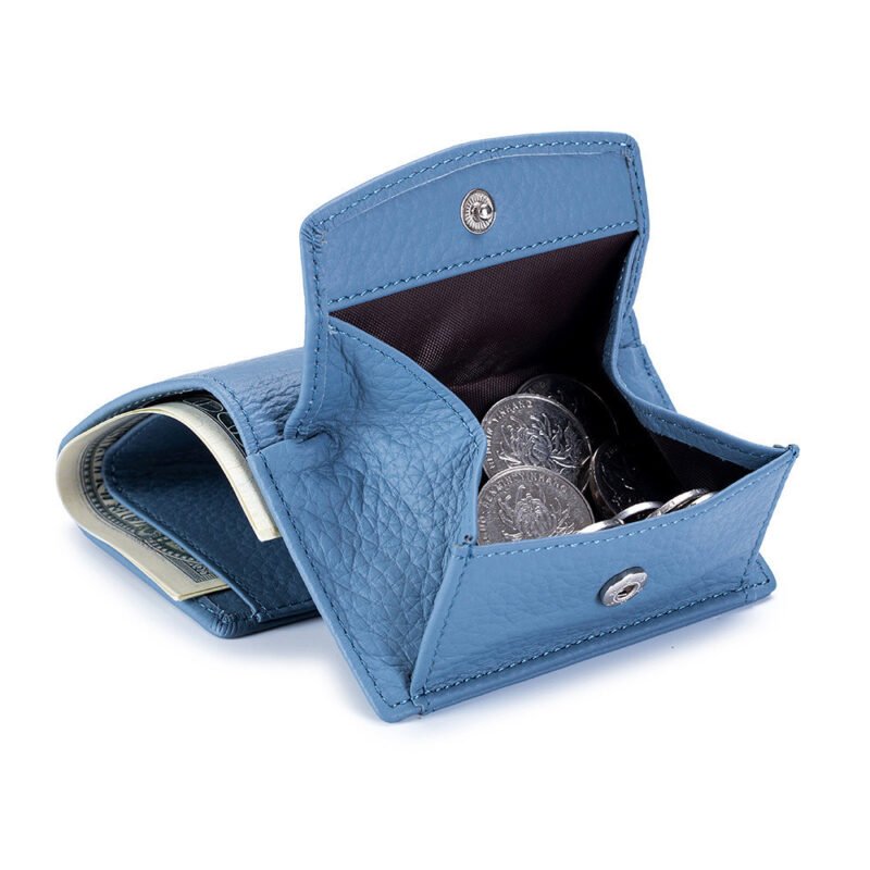 Leather Japanese Mini Short Women Wallet - Image 2