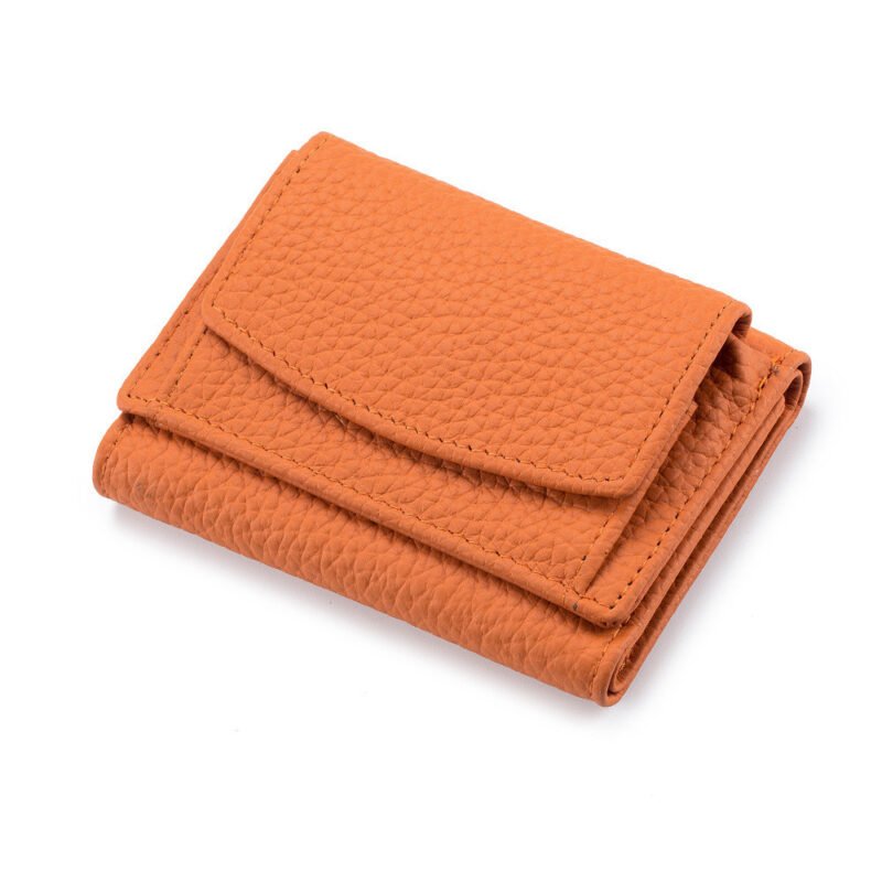 Leather Japanese Mini Short Women Wallet - Image 10