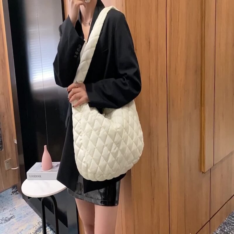 Warm Totes Shoulder Bags For Women Fashion Winter Shopping Bag - Image 6