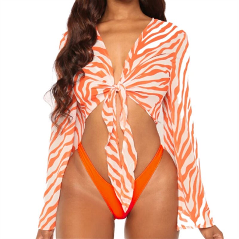 New Bikini Three-piece Mesh Swimsuit - Image 2