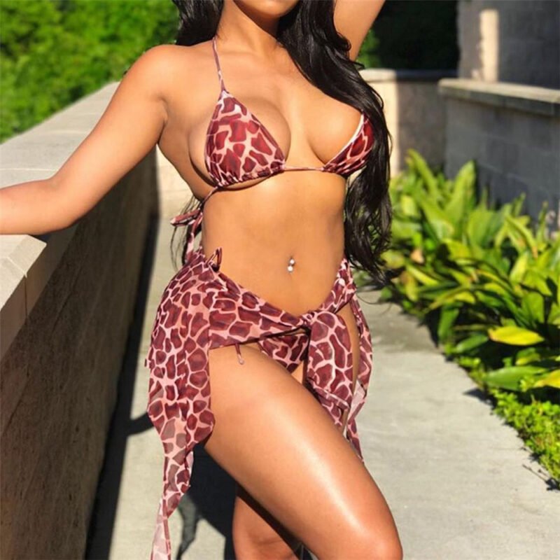 New Bikini Three-piece Mesh Swimsuit - Image 4