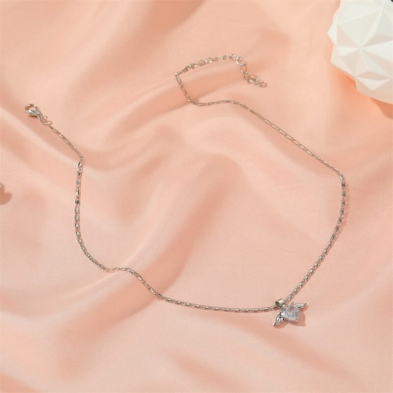 Heart Wings Necklace For Women - Image 3