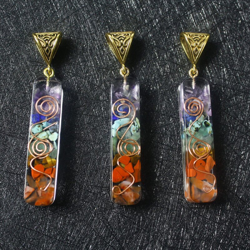 Gravel Seven Chakra Spirit Pendant - Image 2