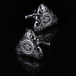 Palace Vintage French Decorative Pattern Men's French Cuff Nails