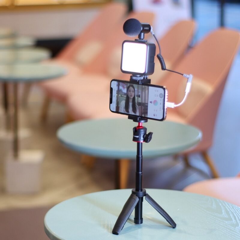 Mobile Phone Vlog Selfie Stick Short Video Live Fill Light Bracket - Image 4