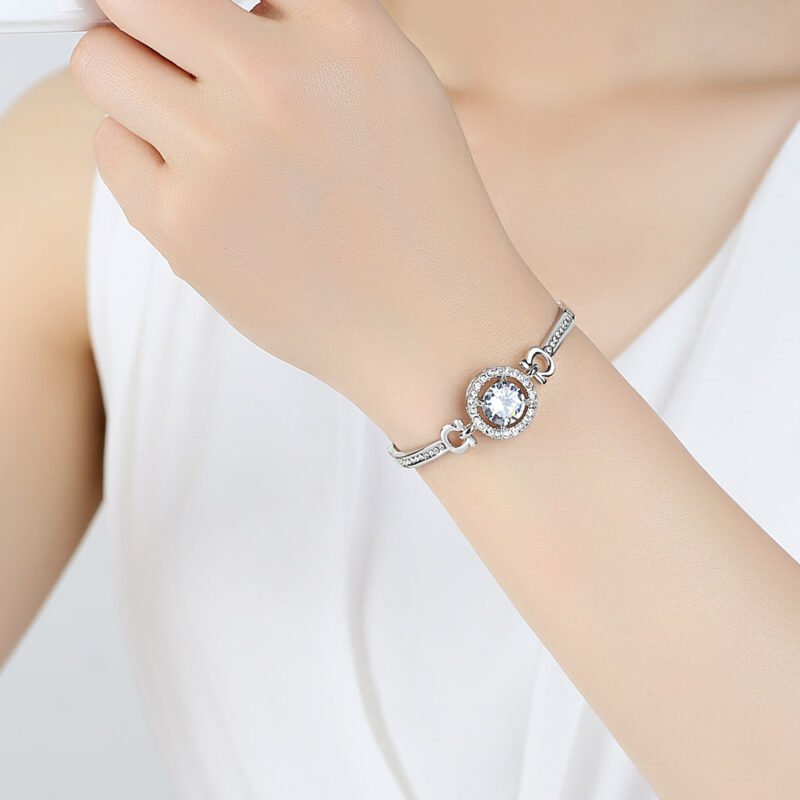 Women's Korean Style Girlfriends Zircon Fashion Bracelets, Bracelets, Jewelry, Beautiful Bracelets Of The Holy Light - Image 2