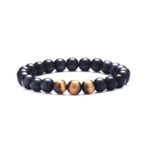 Tiger Eye Stone Volcanic Stone Bracelet Men's Bracelet