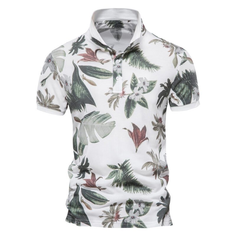 Men's Short Sleeve Lapel European TShirt - Image 5
