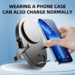 Folding 15W Fast Charging Mobile Phone Holder Wireless Charger