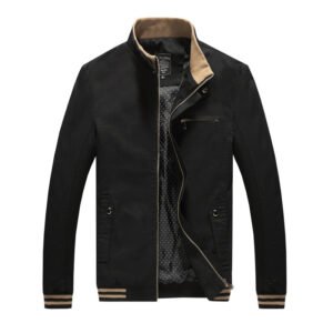 Spring Autumn Men Casual Jacket Coat Men's Fashion Washed  Pure Cotton Brand Clothing Jackets Male Coats