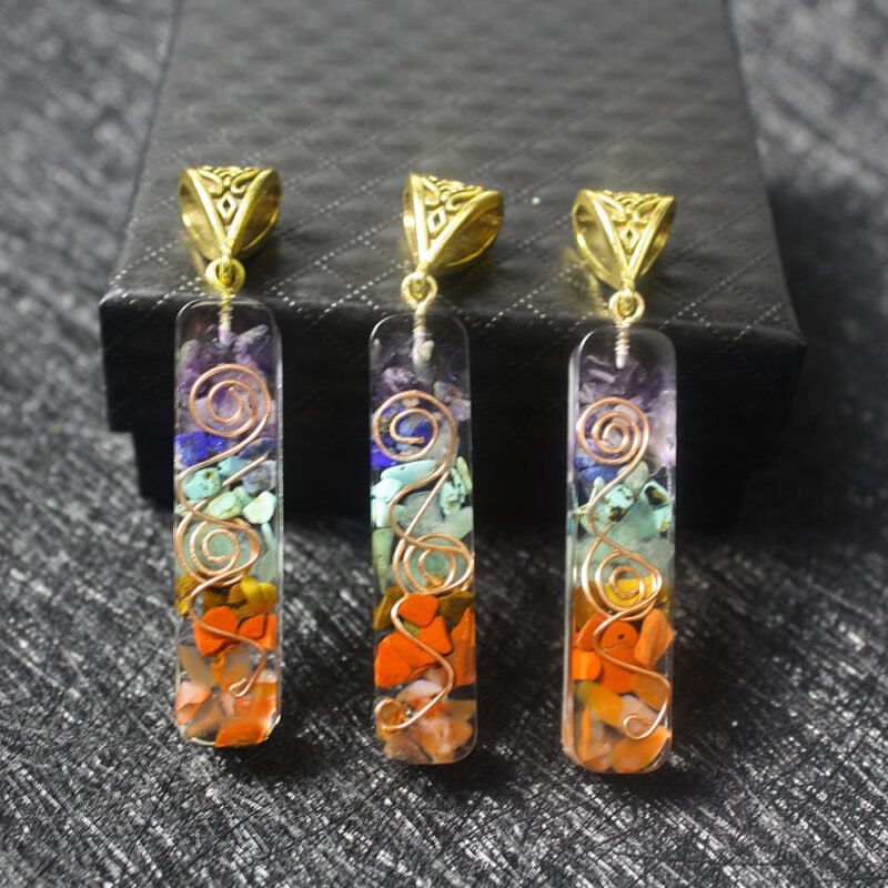 Gravel Seven Chakra Spirit Pendant - Image 3