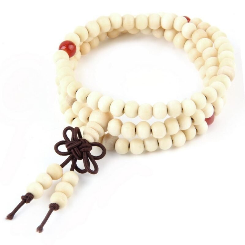 6mm Natural Sandalwood Buddhist Buddha Meditation 108 beads - Image 4