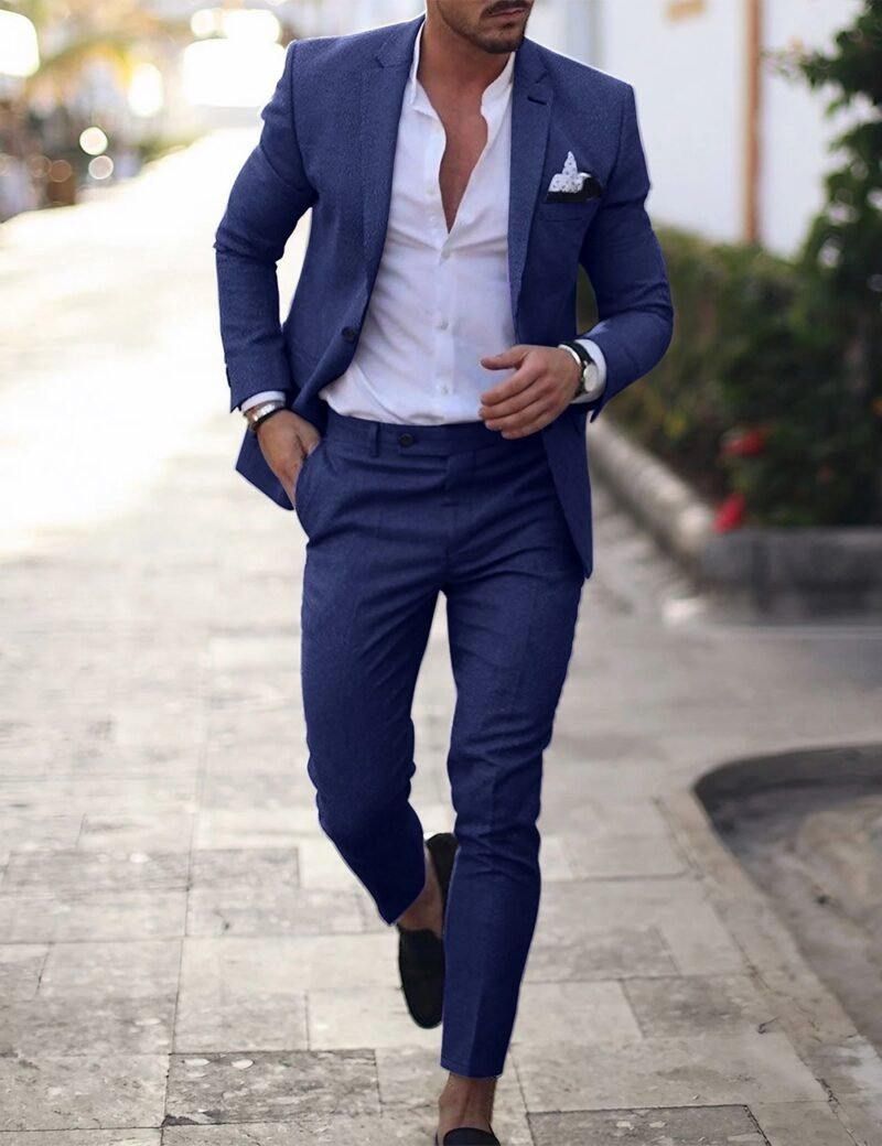 Men's Plus Size Two-piece Suit - Image 2