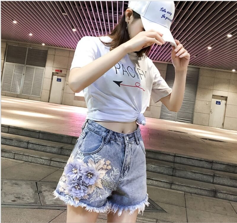 women Jeans Shorts - Image 4