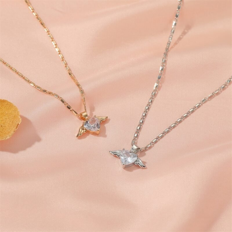 Heart Wings Necklace For Women - Image 7