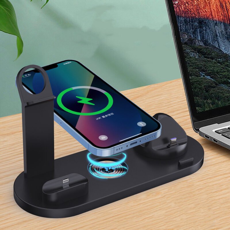 Plastic 3 In 1 Wireless Charger Stand Fast - Image 7