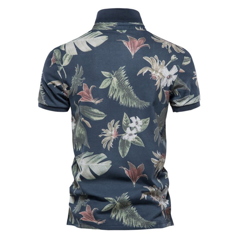 Men's Short Sleeve Lapel European TShirt - Image 3