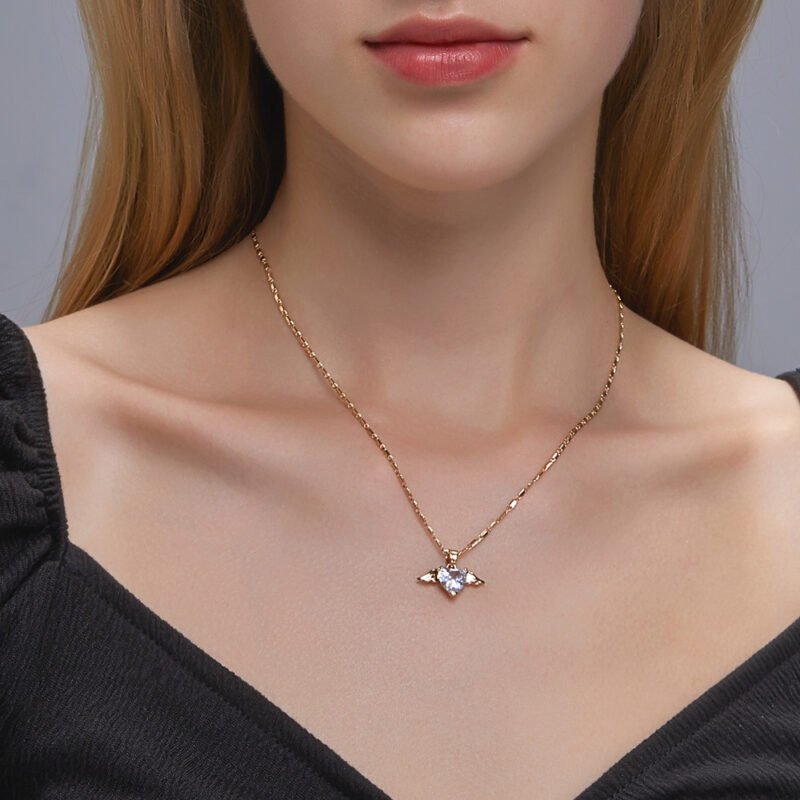 Heart Wings Necklace For Women - Image 8