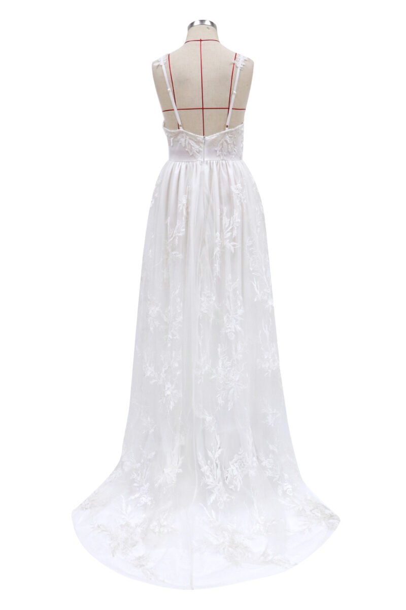Bride Sexy Suspenders Wedding Evening Dress - Image 5