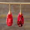 Red Gold Ear Hook