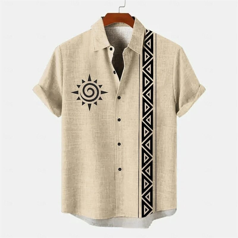 Summer Men's Breathable Four-sided Stretch Short Sleeve - Image 7